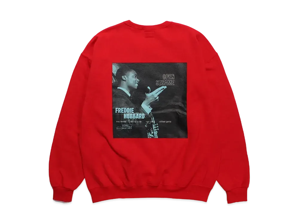 WACKO MARIA BLUE NOTE Sweat Shirt "Red"