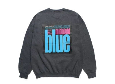WACKO MARIA BLUE NOTE Sweat Shirt "Charcoal"