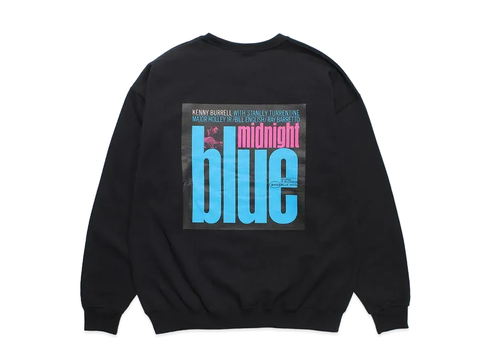 WACKO MARIA BLUE NOTE Sweat Shirt "Black"