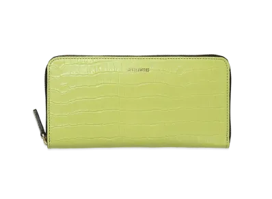 WACKO MARIA x SPEAKEASY / Round Zip Long Wallet "Light Green"