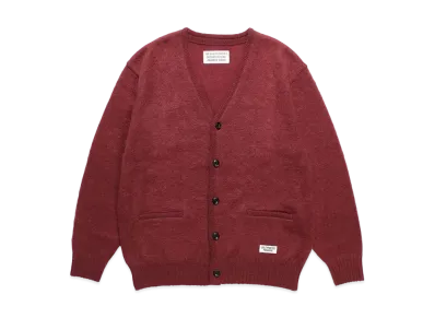 WACKO MARIA Mohair Knit Cardigan "Red"