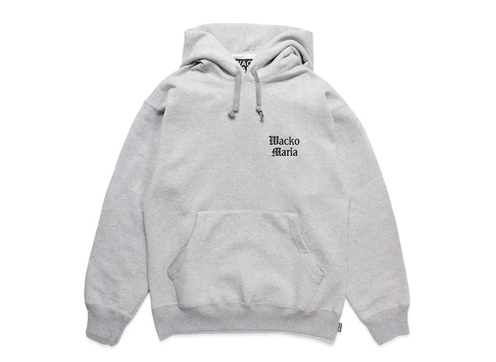 WACKO MARIA Heavy Weight Pull Over Hooded Sweat Shirt "Gray"