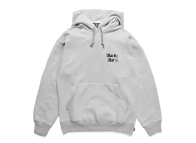 WACKO MARIA Heavy Weight Pull Over Hooded Sweat Shirt "Gray"