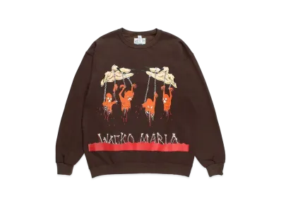 WACKO MARIA x neckface / Sweat Shirt "Brown"