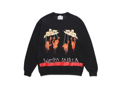 WACKO MARIA x neckface / Sweat Shirt "Black"