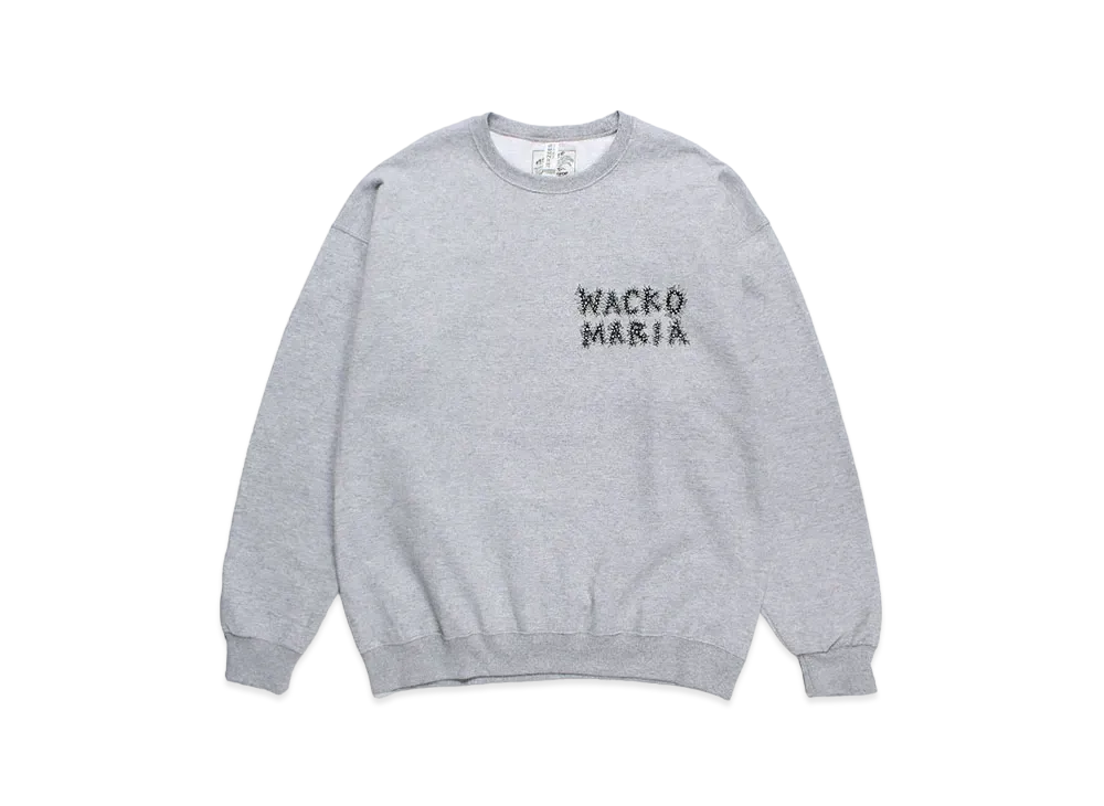WACKO MARIA x neckface / Sweat Shirt "Gray"