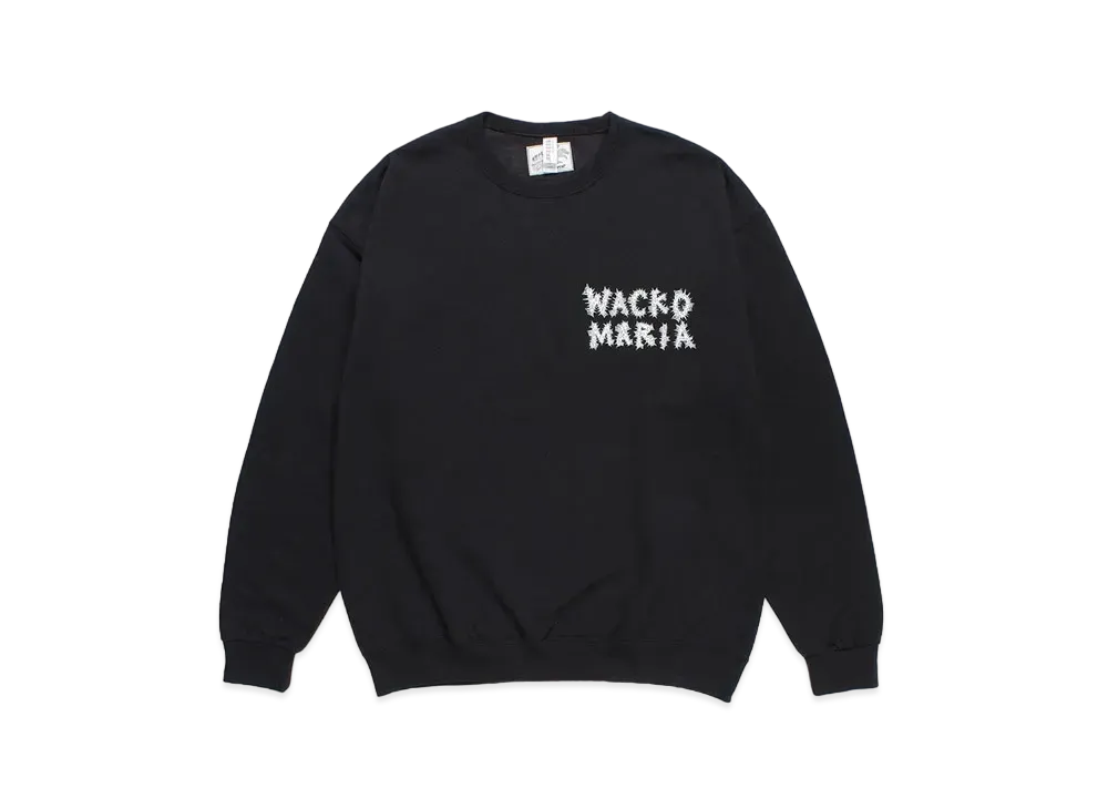 WACKO MARIA x neckface / Sweat Shirt "Black"