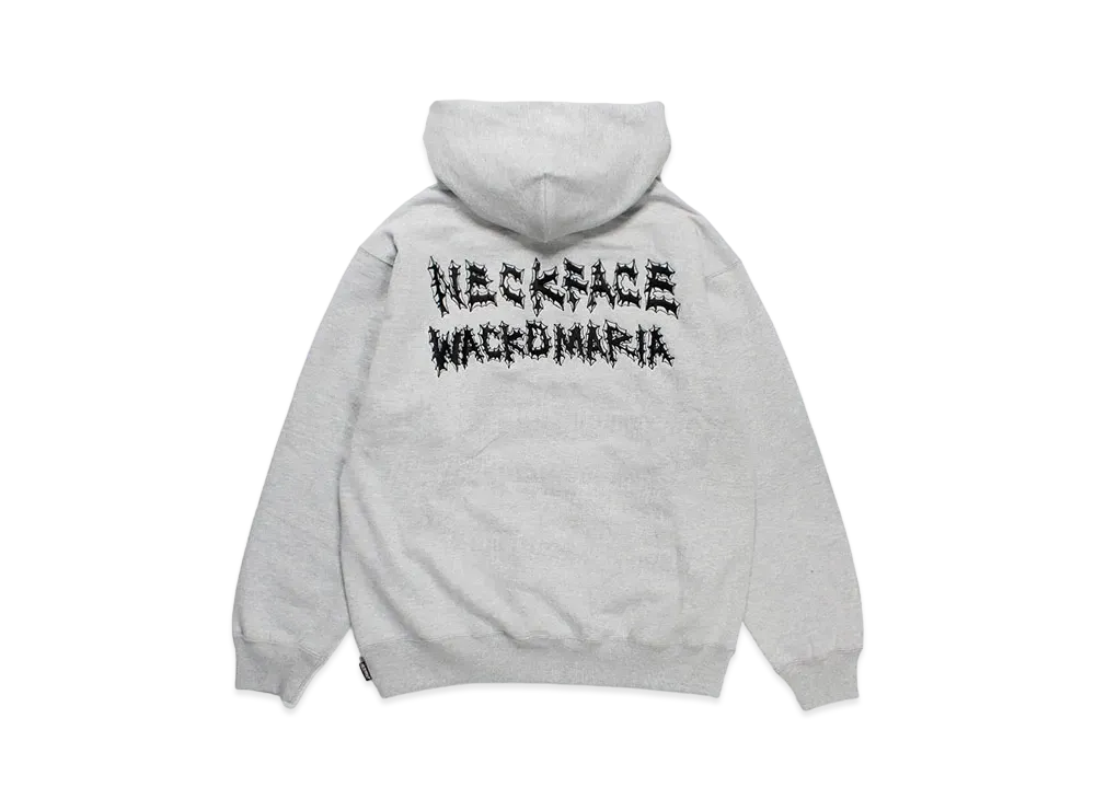 WACKO MARIA x neckface / Heavy Weight Hooded Sweat Shirt "Gray"