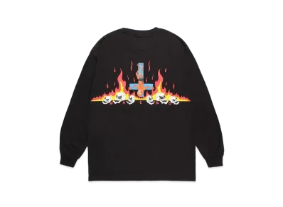 WACKO MARIA x neckface / Long Sleeve T-Shirt "Black"