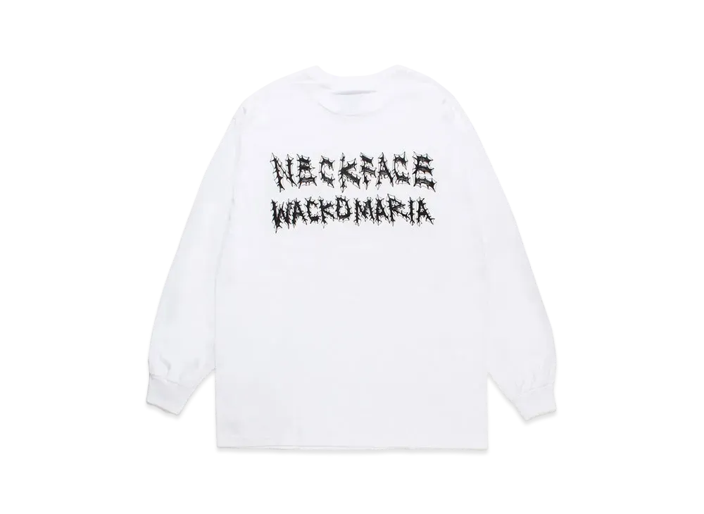 WACKO MARIA x neckface / Long Sleeve T-Shirt "White"