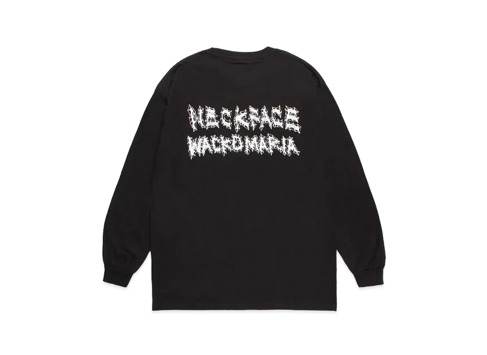 WACKO MARIA x neckface / Long Sleeve T-Shirt "Black"