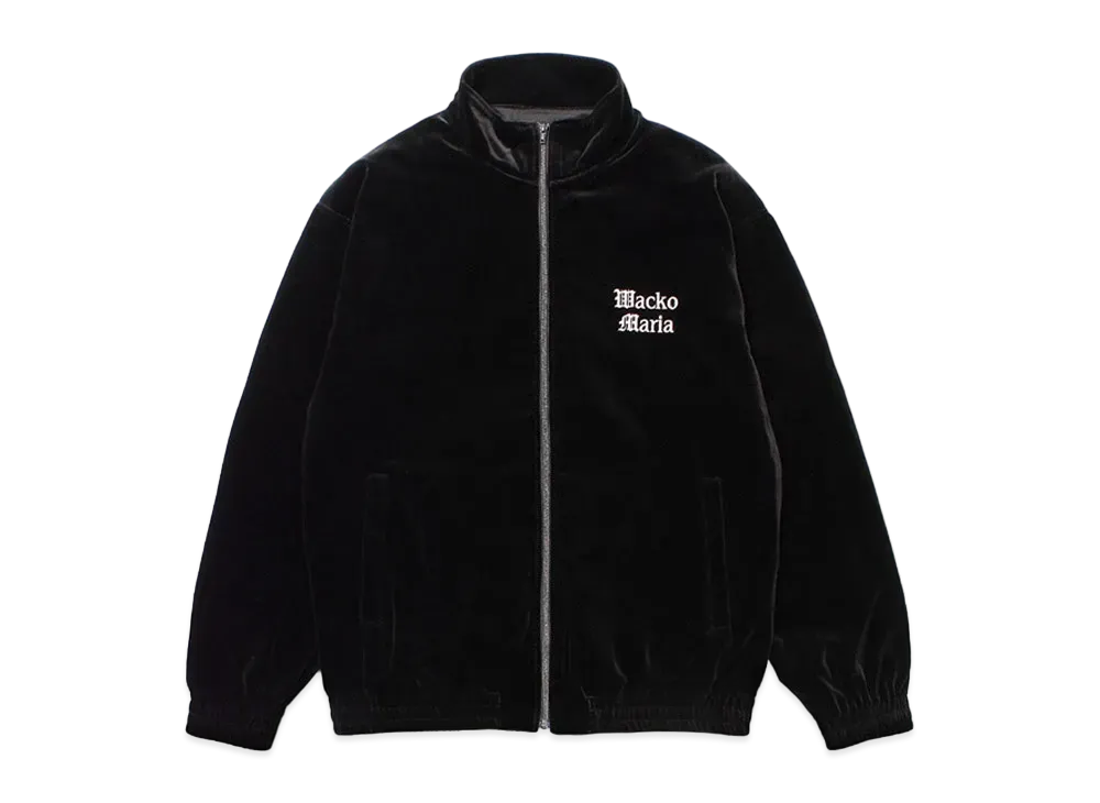 WACKO MARIA Velvet Track Jacket "Black"