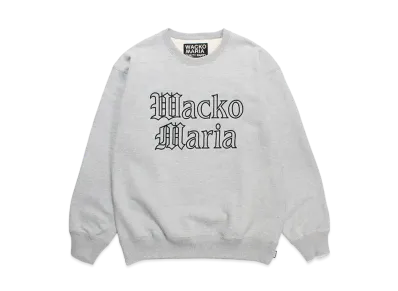WACKO MARIA Heavy Weight Pull Over Sweat Shirt "Gray"