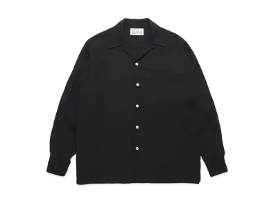 WACKO MARIA 50's Open Collar Shirt "Black"