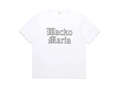 WACKO MARIA Washed Heavy Weight T-Shirt "White"