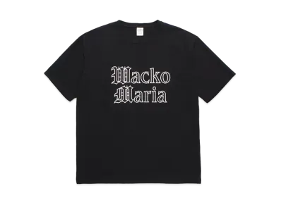 WACKO MARIA Washed Heavy Weight T-Shirt "Black"