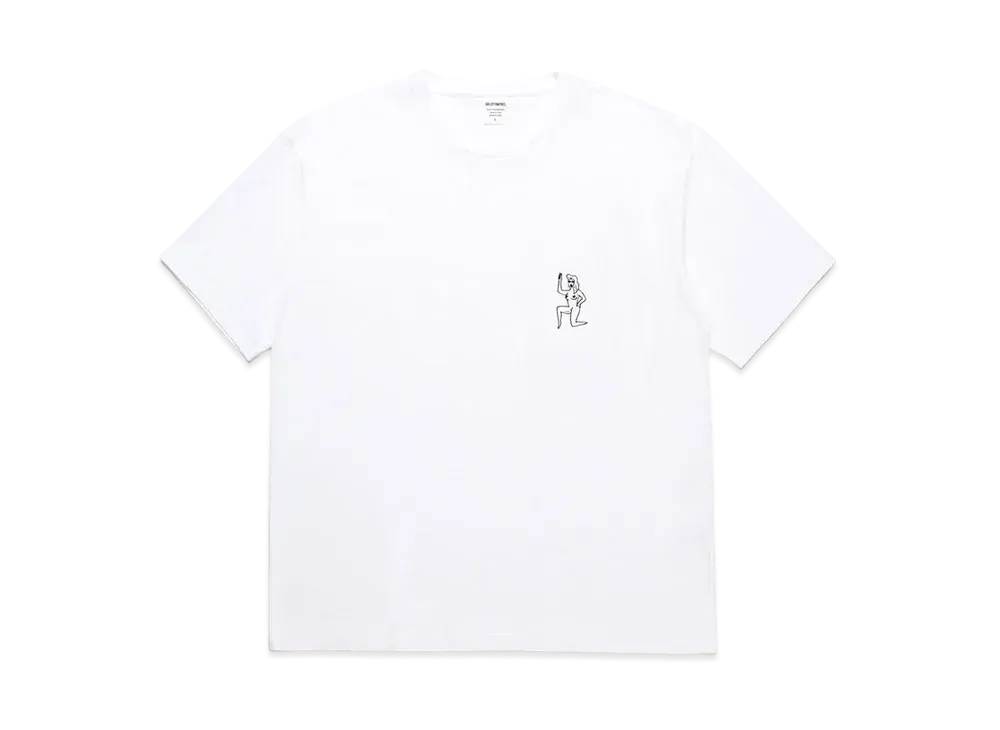 WACKO MARIA Washed Heavy Weight T-Shirt "White"