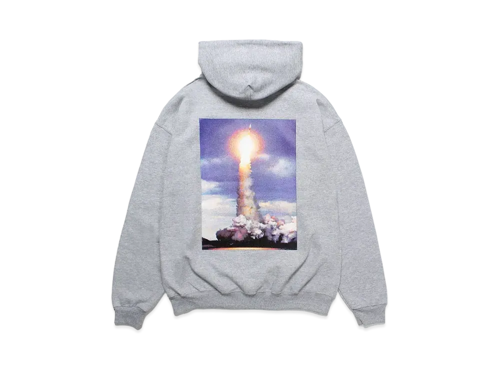 WACKO MARIA x JIRO KONAM Hooded Sweat Shirt "Gray"