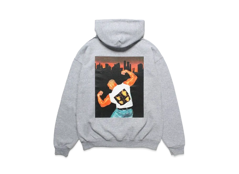 WACKO MARIA x JIRO KONAM Hooded Sweat Shirt #3 "Gray"