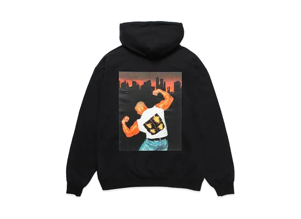 WACKO MARIA x JIRO KONAM Hooded Sweat Shirt #3 "Black"