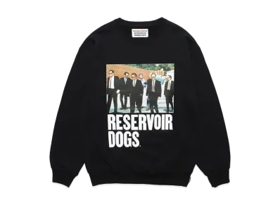 WACKO MARIA Reservoir Dogs / Heavy Weight Crew Neck Sweat Shirt "Black"