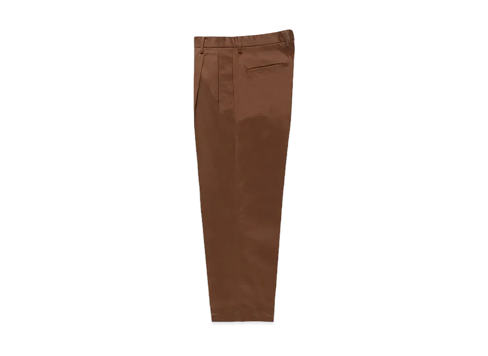 WACKO MARIA Double Pleated Chino Trousers "Brown"