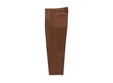 WACKO MARIA Double Pleated Chino Trousers "Brown"
