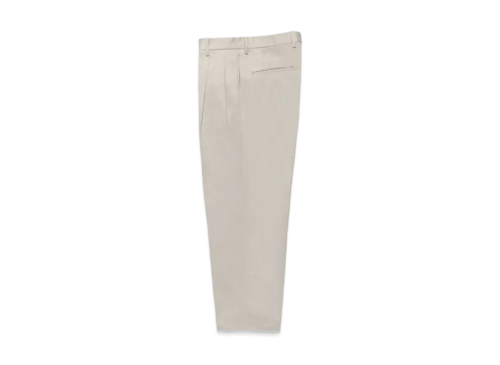 WACKO MARIA Double Pleated Chino Trousers "White"