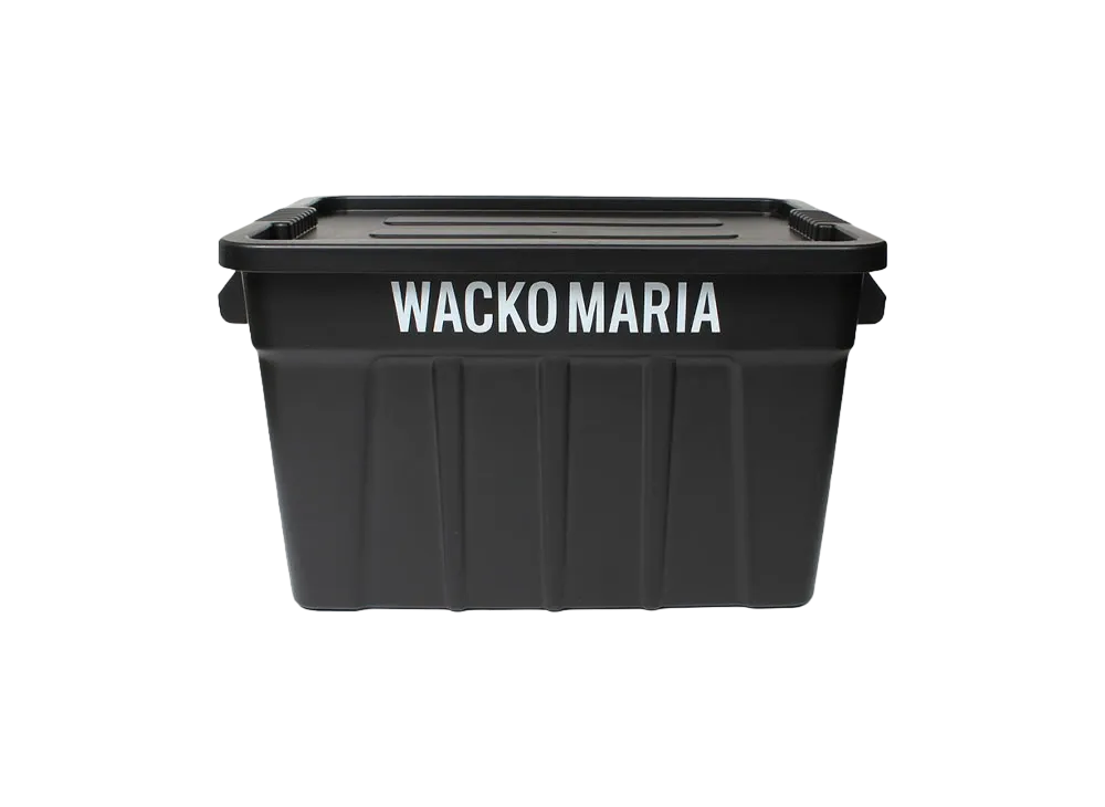 WACKO MARIA Thor / Large Totes With Lid 75L "Black"