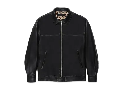 WACKO MARIA Lamb Skin Leather Single Riders Jacket "Black"