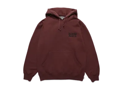WACKO MARIA Heavy Weight Hooded Sweat Shirt "Burgundy"