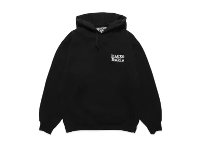 WACKO MARIA Heavy Weight Hooded Sweat Shirt "Black"