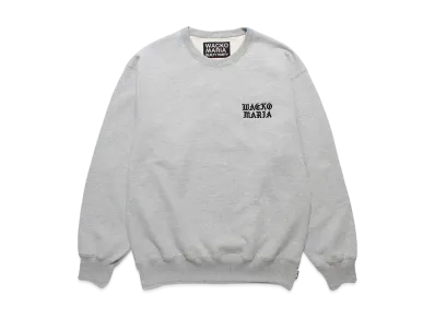 WACKO MARIA Heavy Weight Crew Neck Sweat Shirt "Gray"