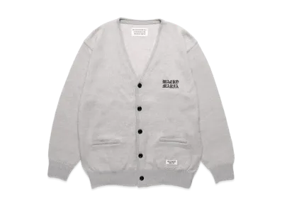 WACKO MARIA Mohair Knit Cardigan "Gray"