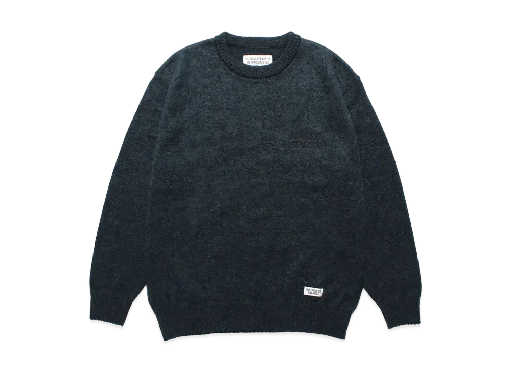 WACKO MARIA Mohair Knit Sweater "Dark Green"