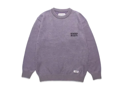 WACKO MARIA Mohair Knit Sweater "Purple"