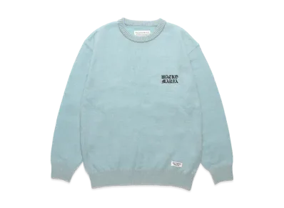WACKO MARIA Mohair Knit Sweater "Blue"