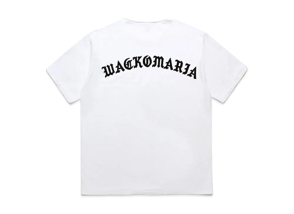 WACKO MARIA Washed Heavy Weight T-Shirt "White"