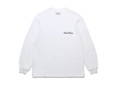 WACKO MARIA Thermal Crew Neck Shirt "White"