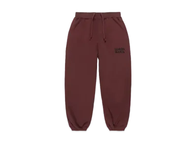 WACKO MARIA Heavy Weight Sweat Pants "Burgundy"