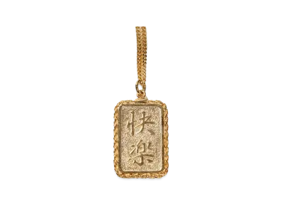 WACKO MARIA Plate Necklace "Gold"