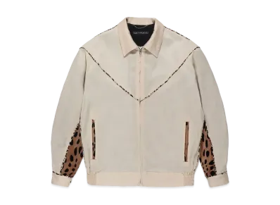 WACKO MARIA Leopard Western Jacket "Light Beige"