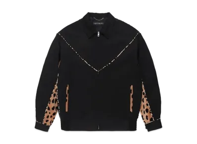 WACKO MARIA Leopard Western Jacket "Black"
