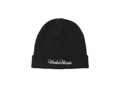 WACKO MARIA Cotton Knit Watch Cap "Black"