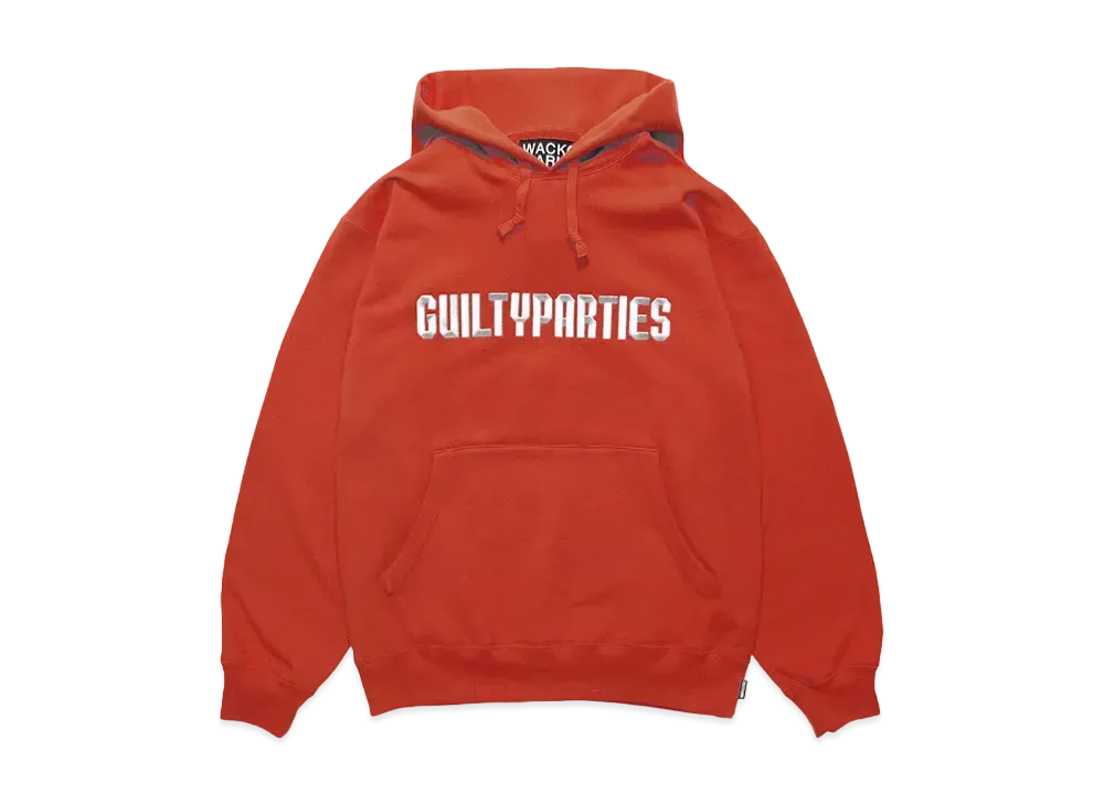WACKO MARIA Heavy Weight Hooded Sweat Shirt "Red"