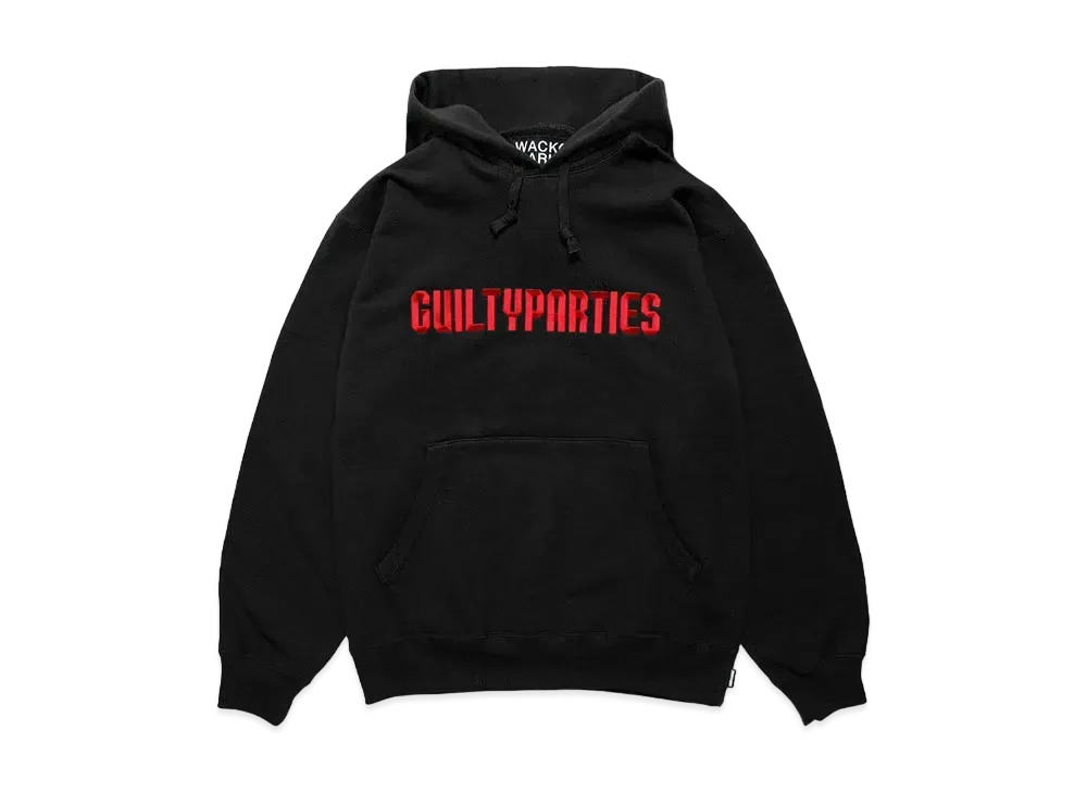 WACKO MARIA Heavy Weight Hooded Sweat Shirt "Black"