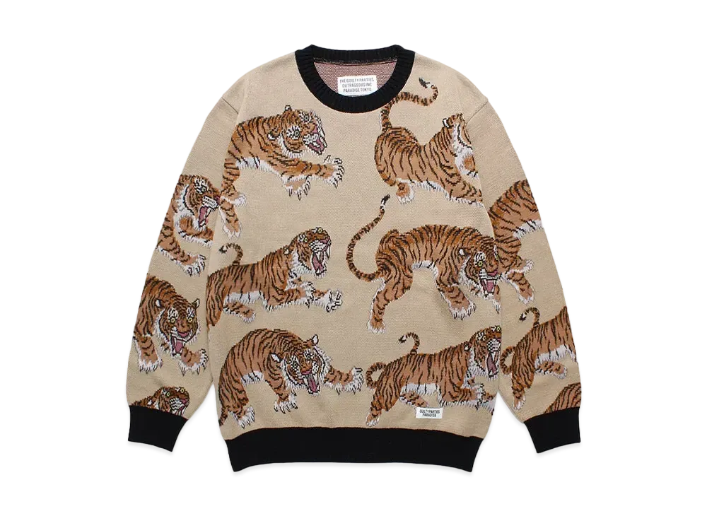 WACKO MARIA Tim Lehi / Jacquard Knit Sweater 