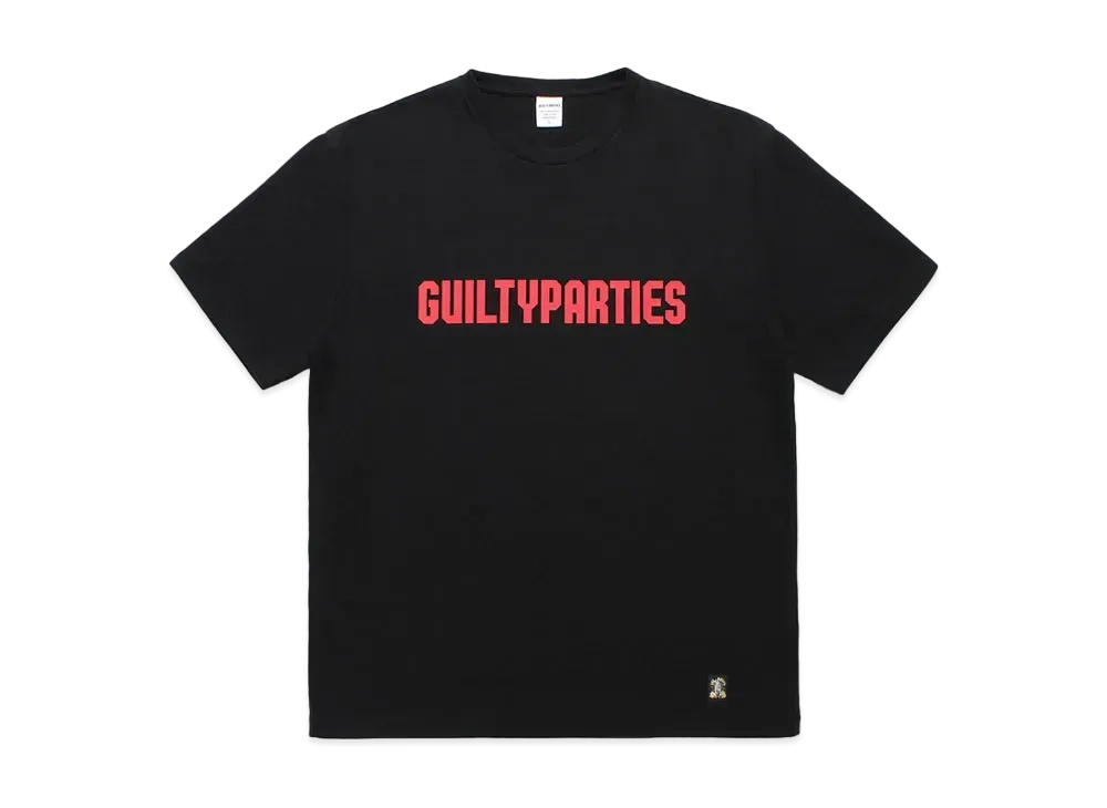 WACKO MARIA Washed Heavy Weight T-Shirt "Black"