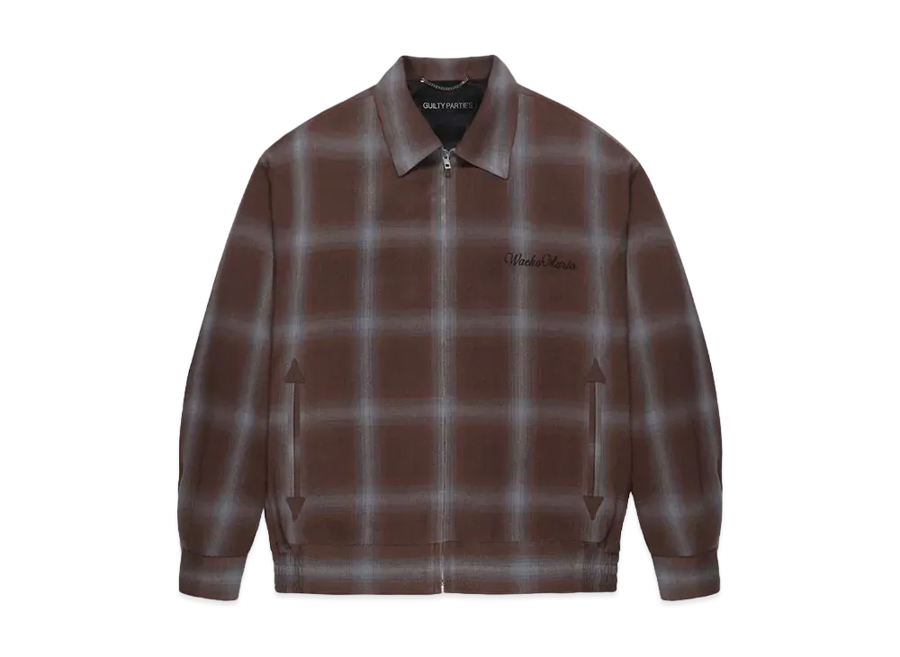 WACKO MARIA Check 50's Jacket "Brown"