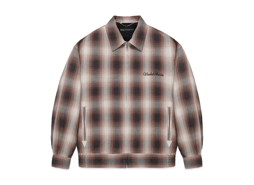 WACKO MARIA Check 50's Jacket "Beige"